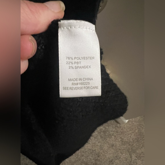 StitchDrop Black Above Keyboard Knit Sweater Dress Size Large NWT - Picture 13 of 16